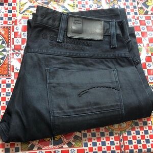 G-Star Men's Deep Navy black Jeans